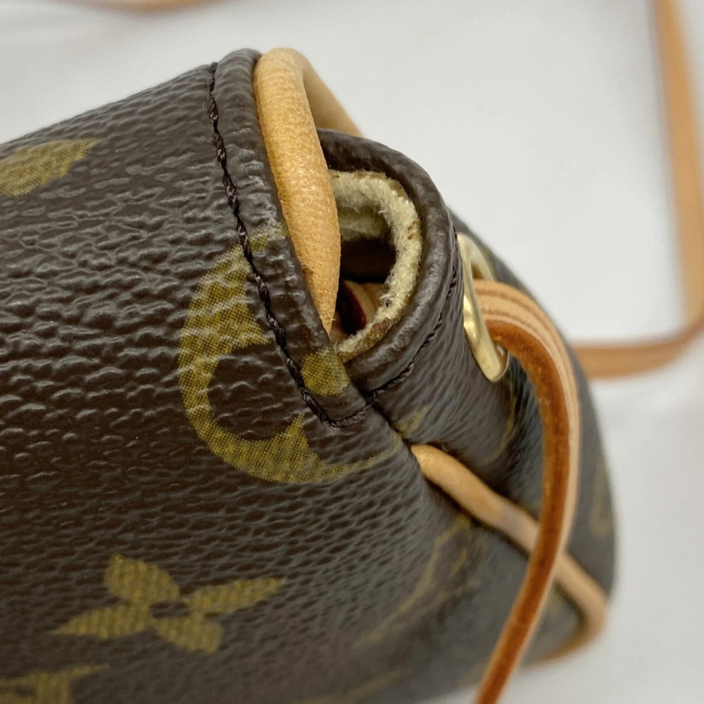 LOUIS VUITTON Brown Monogram Pochette Shoulder Bag - Picture 6 of 9